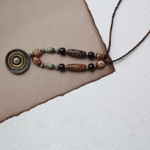 Tibetan Handmade Dzi Beads Necklace